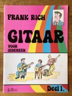 Frank Rich, Gitaar voor iedereen, deel 1, Muziek en Instrumenten, Bladmuziek, Ophalen of Verzenden, Gitaar, Zo goed als nieuw