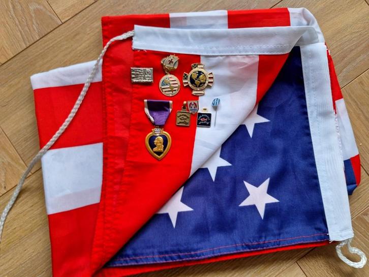 Lot Medailles, Onderscheidingen, USA, Postzegels en Munten, Penningen en Medailles, Overige materialen, Buitenland, Ophalen of Verzenden