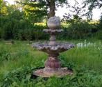 Grote stenen tuin fontein met prachtig patina, Tuin en Terras, Waterpartijen en Fonteinen, Ophalen, Gebruikt, Beton, Fontein