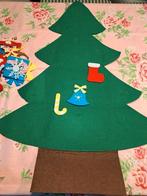 Vilten kerstboom met versiering, Diversen, Kerst, Ophalen of Verzenden, Zo goed als nieuw