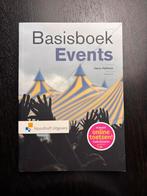 Basisboek Events 9789001809690, Overige vakken, Verzenden, Nieuw, Noordhoff Uitgevers
