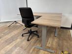 Hoekbureau Teezz aluminium, Huis en Inrichting, Bureaus, Ophalen of Verzenden, In hoogte verstelbaar