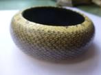 Vintage Armband echt Slangenleer, Verzenden, Armband