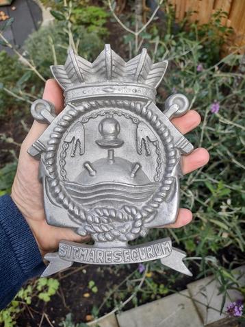 Plaquette Sit Mare Securum Mijnendienst Koninklijke Marine beschikbaar voor biedingen