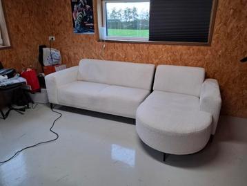 Moderne witte hoekbank - nieuwstaat!! beschikbaar voor biedingen