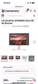 Te koop: LG 27UP85NP-W 4K Monitor – Als nieuw, met bon!, Computers en Software, Monitoren, Ophalen, Ingebouwde speakers, IPS, USB-C