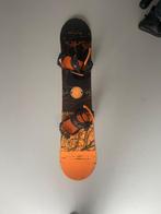 Snowboard ROME Rock Rider mini 134 met Union Cadet bindingen, Sport en Fitness, Snowboarden, Ophalen, Gebruikt, Board