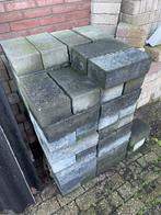 Antraciet siertuinblokken 30x15cm - 150 stuks, Tuin en Terras, Tegels en Klinkers, Ophalen, Gebruikt, Klinkers, Minder dan 5 m²