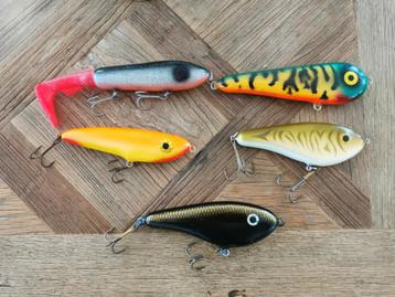 Set handgemaakte jerkbaits van Smuttly  beschikbaar voor biedingen
