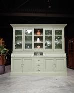 Groene grutterskast | Apothekerskast | Buffetkast #1869, 200 cm of meer, Met deur(en), Ophalen of Verzenden, 200 cm of meer