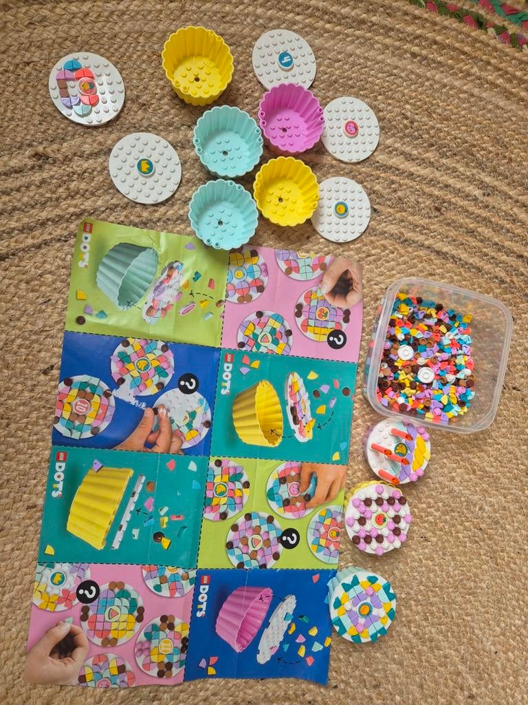 Lego Dots Cupcake Set - Creatief Plezier!, Ophalen of Verzenden, Zo goed als nieuw, Losse stenen, Lego