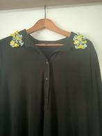 Zwarte tuniek met applicaties maat 46 merk yoek, Kleding | Dames, Zwart, Maat 46/48 (XL) of groter, Ophalen of Verzenden, Zo goed als nieuw