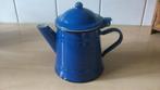 Emaille koffiepotje, blauw, Antiek en Kunst, Antiek | Emaille, Ophalen of Verzenden