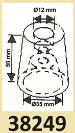 Conische zinc schroefas anodes Ø30 + Ø35 mm. € 3,95., Ophalen of Verzenden, Nieuw, Motor en Techniek