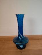 Tsjechische kobalt vintage antieke vaas blauw wit, Antiek en Kunst, Antiek | Vazen, Ophalen of Verzenden