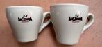 Twee mooie La Gonda espressokopjes, Italië, Huis en Inrichting, Keuken | Servies, Keramiek, Ophalen of Verzenden, Zo goed als nieuw