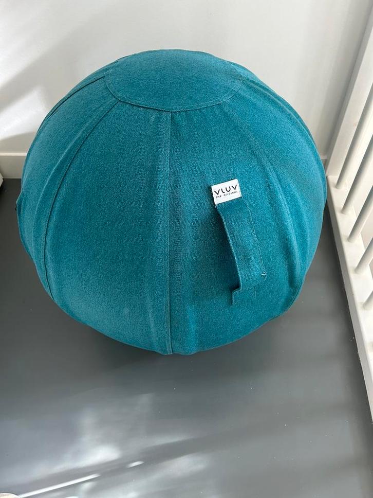 VLUV zitbal VARM - maat 60-65, Huis en Inrichting, Bureaustoelen, Zo goed als nieuw, Balstoel, Blauw, Ergonomisch, Ophalen of Verzenden