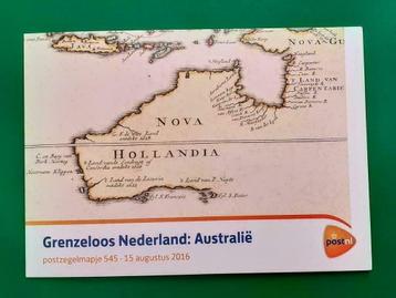 Postzegelmapje 545 - Genzeloos Nederland: Australië 2016   beschikbaar voor biedingen