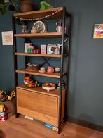 Eiken interieur stellingkast, 100 tot 150 cm, 200 cm of meer, Eikenhout, Ophalen of Verzenden