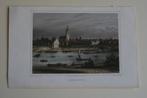 ROERMOND Originele Staalgravure handgekleurd Terwen E35, Antiek en Kunst, Verzenden