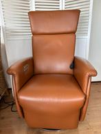 Lederen sta op stoel incl draaiplateau & garantie, Minder dan 75 cm, Leer, Ophalen of Verzenden, Zo goed als nieuw