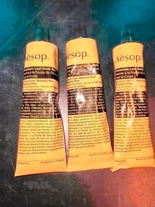 AESOP GERANIUM LEAF BODY BALM 1OOML PARTIJ, Sieraden, Tassen en Uiterlijk, Uiterlijk | Gezichtsverzorging, Nieuw, Verzorging, Ophalen