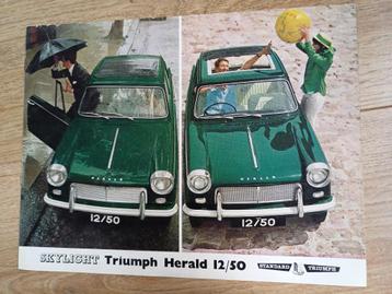 Triumph Herald 12/50 brochure uit de jaren '60