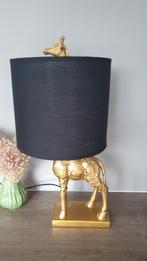 Mooie lamp met goudkleurige giraf, Ophalen of Verzenden, Zo goed als nieuw, Minder dan 50 cm