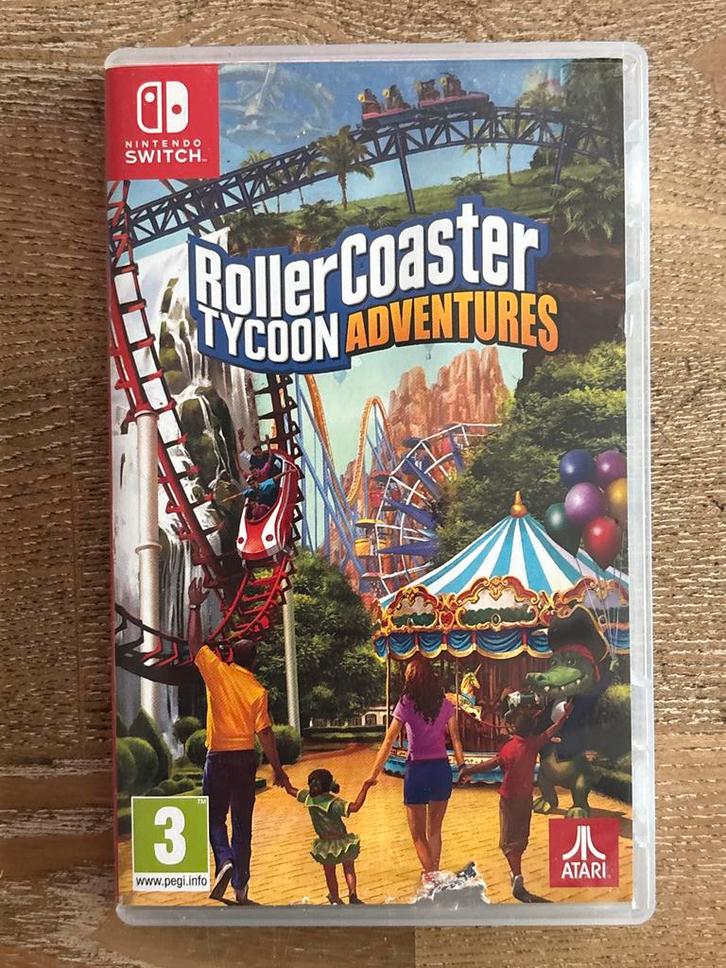 RollerCoaster Tycoon Adventures - Nintendo Switch, Spelcomputers en Games, Games | Nintendo Switch, Gebruikt, Simulatie, 1 speler
