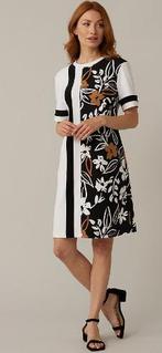 Joseph Ribkoff chique print/zwart/witte jurk mt 40, Maat 38/40 (M), Overige kleuren, ., Joseph Ribkoff