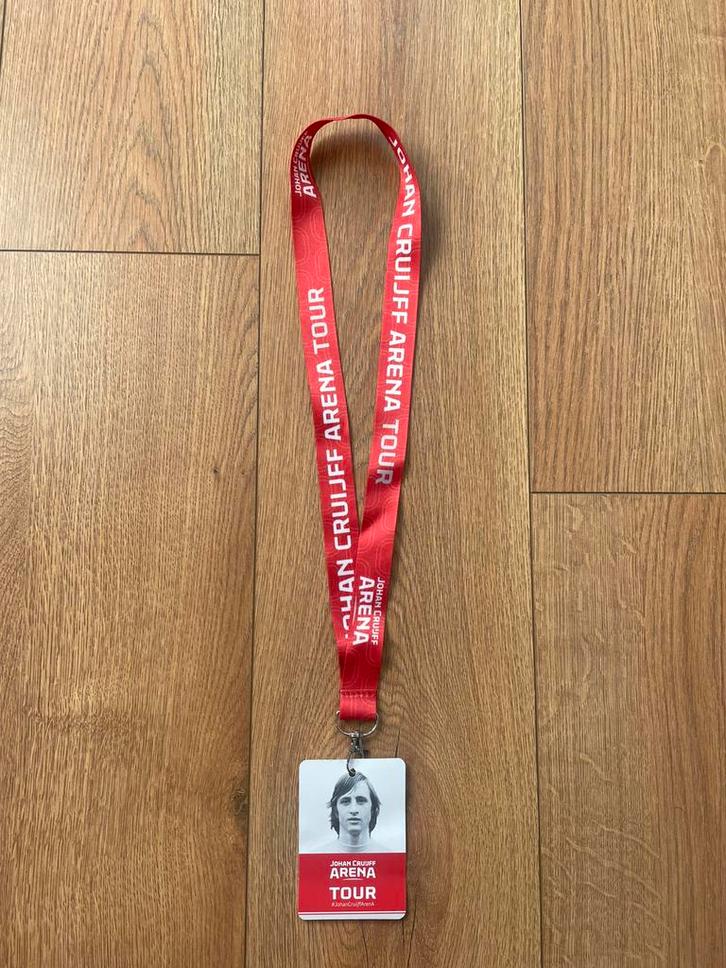 Keycord Ajax Johan Cruyff Arena Tour + korting fanshop I, Verzamelen, Sportartikelen en Voetbal, Zo goed als nieuw, Overige typen