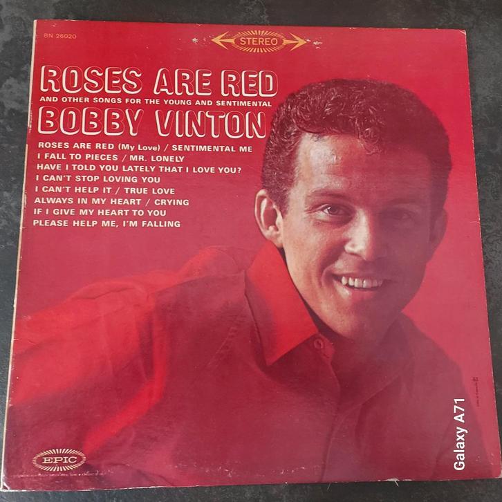 LP Bobby Vinton - Roses Are Red (Epic 1962), Cd's en Dvd's, Vinyl | Pop, Gebruikt, 1960 tot 1980, 12 inch, Ophalen of Verzenden