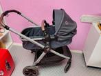 Maxi Cosi 3-in-1 Kinderwagen Groengrijs, Ophalen, Gebruikt, Combiwagen, Verstelbare duwstang