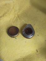 14715) 2 antieke bescherm dozen voor zakhorloge, Ophalen of Verzenden