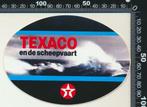 Sticker: Texaco - En de scheepvaart (2), Ophalen of Verzenden
