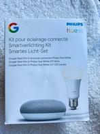 Google Nest Mini + Philips Hue White E27Smartverlichting Kit, Huis en Inrichting, Lampen | Losse lampen, Led-lamp, Minder dan 30 watt