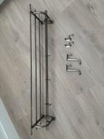 Origineel jaren 30/vintage kapstok incl 4 kapstokhaken, 100 tot 150 cm, Zo goed als nieuw, Metaal, Ophalen