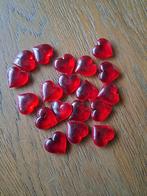 Leuke rode plastic hartjes., Ophalen of Verzenden, Zo goed als nieuw
