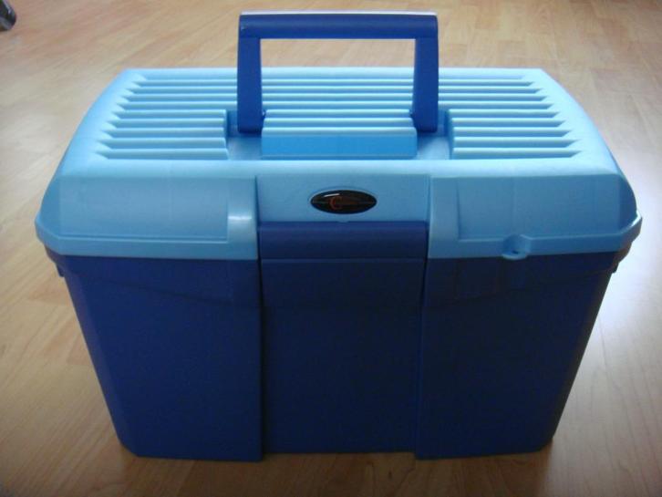 Kerbl Poetsbox incl. rosborstel ZGAN, Dieren en Toebehoren, Paarden en Pony's | Verzorgingsproducten, Zo goed als nieuw, Ophalen of Verzenden