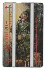 Zwitserland, 1 telefoonkaart, clown Grock, Ophalen of Verzenden, Buitenland