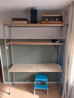 Steiger en houten tv meubel / bureau, Ophalen, Overige materialen, Gebruikt, 150 tot 200 cm