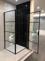 Showroom douchecabine zwart vierkant raster 90x90cm, Nieuw, Ophalen