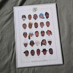 Hip Hop Encyclopedia Poster - Slay All Day, Ophalen, Minder dan 50 cm, 50 tot 75 cm, Metaal of Aluminium