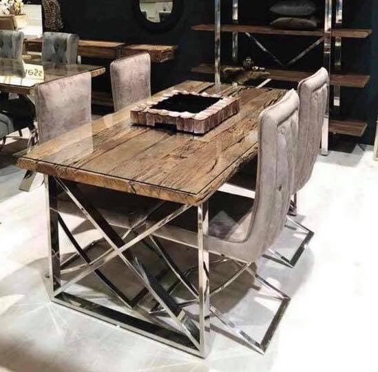 Rixos Eettafel Richmond Kensington Eric Kuster, Huis en Inrichting, Tafels | Eettafels, Zo goed als nieuw, 50 tot 100 cm, 150 tot 200 cm