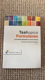 Cees Braas - Taaltopics formuleren, Ophalen of Verzenden, Zo goed als nieuw, Cees Braas; Annemieke de Schepper