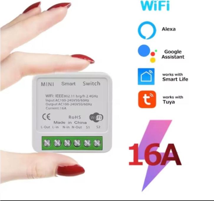 Tuya ZigBee WiFi Smart Switch- 2 Weg, Spraakbesturing, Hobby en Vrije tijd, Elektronica-componenten, Nieuw, Verzenden