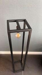 Industriële zwarte vloerlamp exclusief lamp, Huis en Inrichting, Lampen | Vloerlampen, Ophalen of Verzenden, Zo goed als nieuw