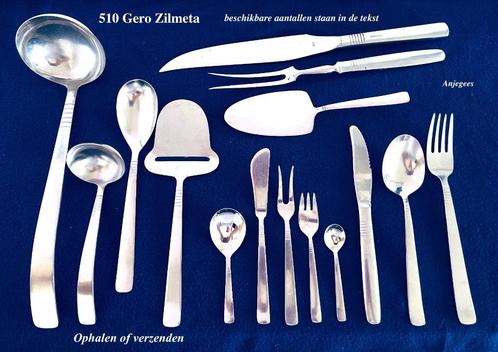Verzenden kan Slowfox 510 Gero zilmeta 53 stuks bestek, Antiek en Kunst, Antiek | Bestek, Ophalen