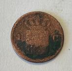 1 cent Nederland 1821, Postzegels en Munten, Ophalen of Verzenden