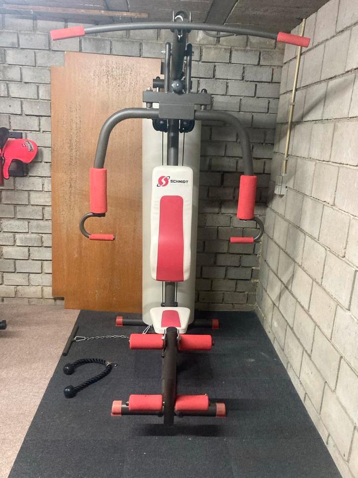 Multifunctioneel Krachtstation Schmidt, Sport en Fitness, Fitnessapparatuur, Gebruikt, Krachtstation, Armen, Metaal, Ophalen of Verzenden